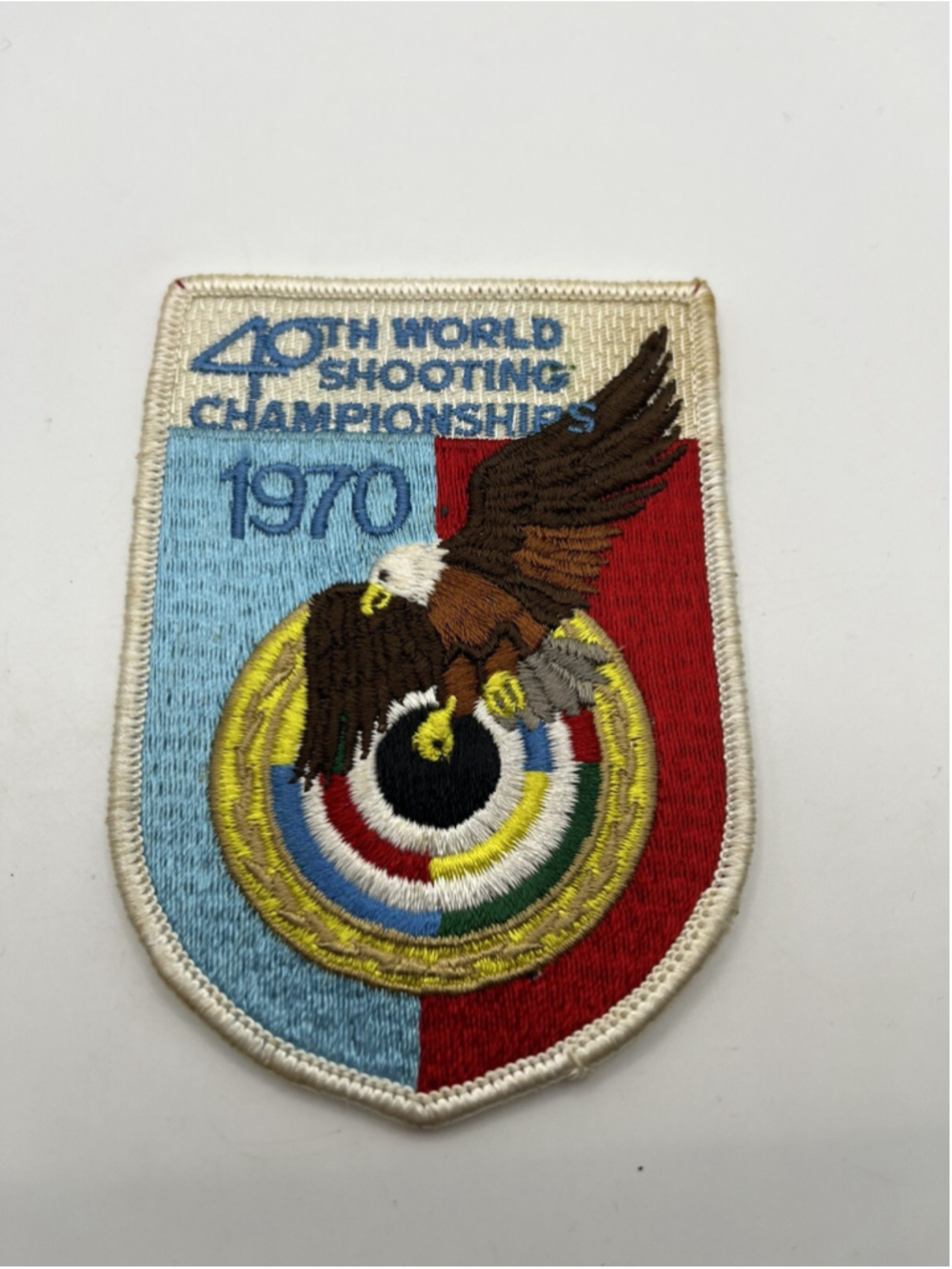 1970 VINTAGE 40TH WORLD SHOOTING CHAMPIONSHIPS PATCH